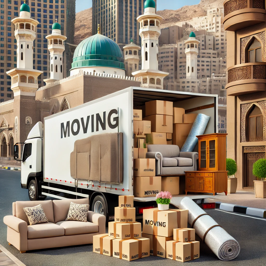 شركة نقل عفش بمكة المكرمة مع الفك والتركيب والتغليف